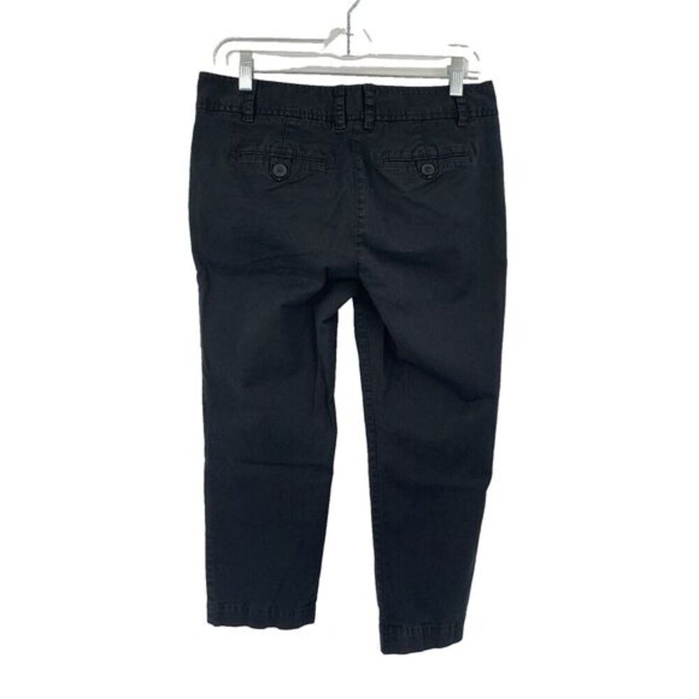 ANNE TAYLOR LOFT Black Cotton Blend  Narrow Leg Women's Capri Pants Size 4‎ - Picture 8 of 8
